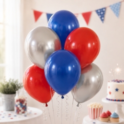 Blue, Red & Silver 12